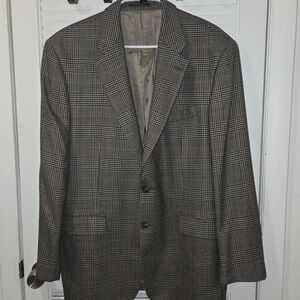 Lauren Ralph Lauren Glen Plaid Sport Coat in Brown and Black
